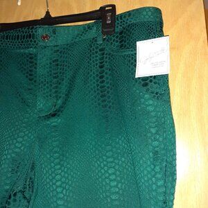 Faux Snake print pants